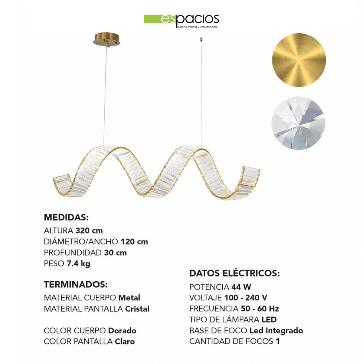 Candil LED Celestia