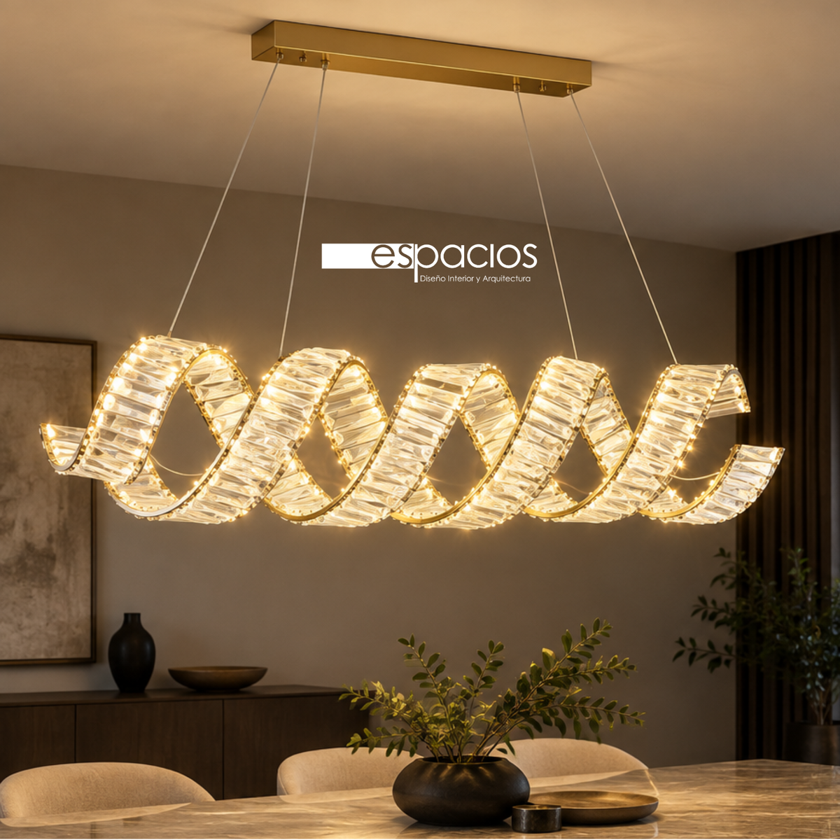 Candil Led Astoria Crystal
