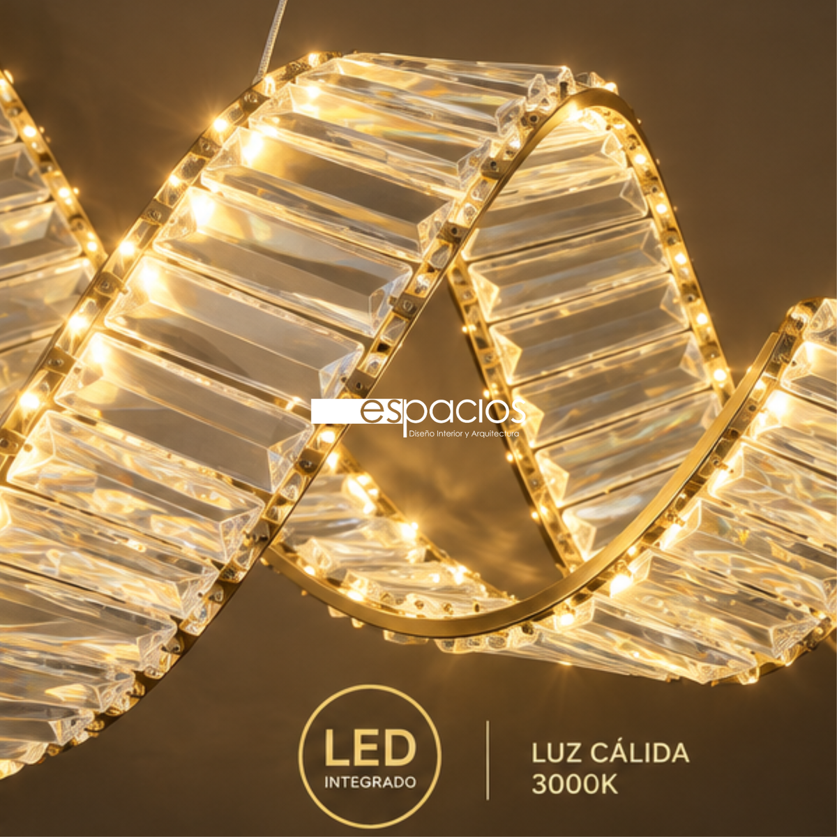 Candil Led Astoria Crystal