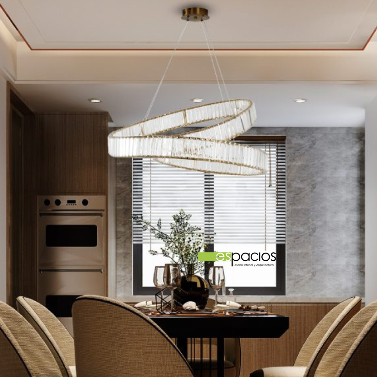 Candil Led Isadora Crystal