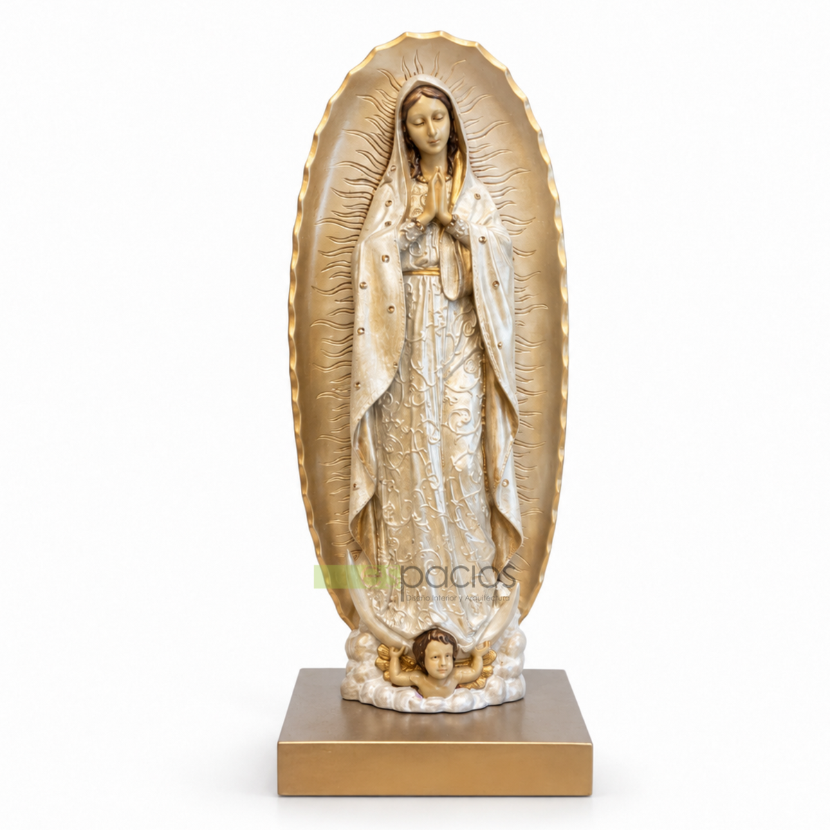 Virgen de Guadalupe – Escultura Religiosa de Lujo